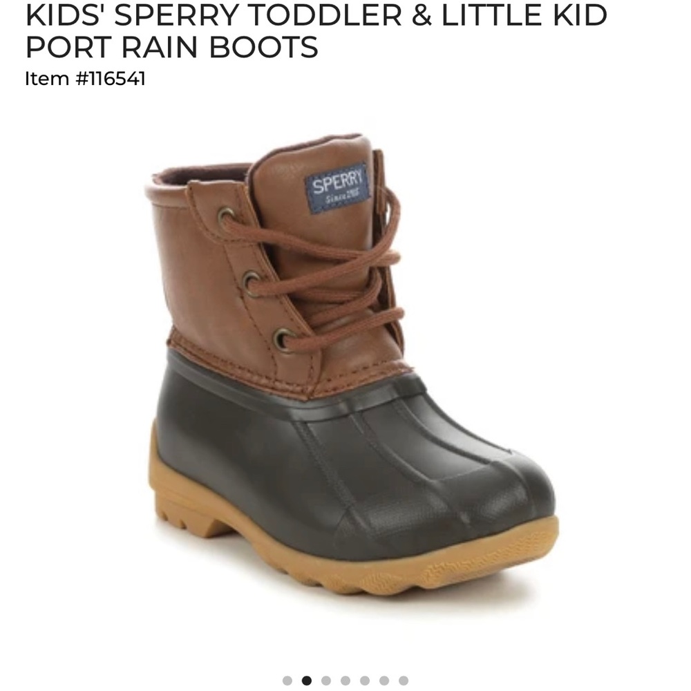Little kid Sperry Port boots